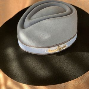 Henri Bendel color-block Fedora